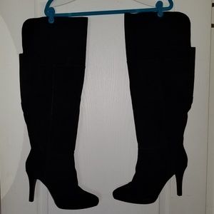 Lane Bryant Leather Knee High Boots
